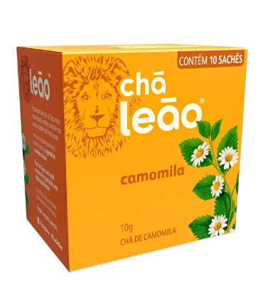 CHÁ CAMOMILA C/10 SACHÊ 10GR LEÃO