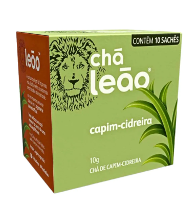 CHÁ CAPIM CIDREIRA C/10 SACHÊ 10GR LEÃO