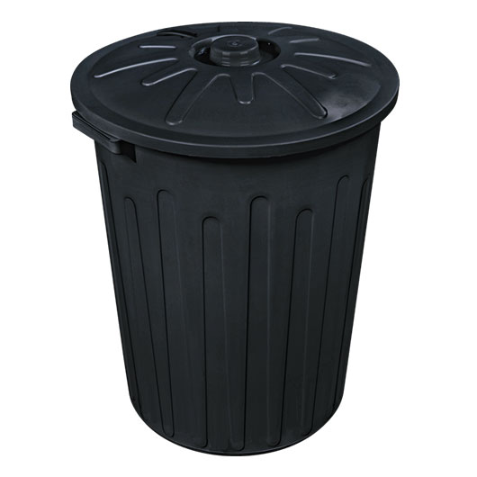 DEPOSITO 65LT C/TAMPA FECHADO (PRETO) – ARQPLAST
