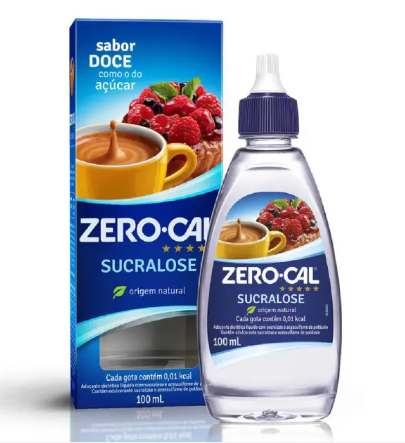 ADOÇANTE ZERO CAL SUCRALOSE LÍQUIDO 100ML