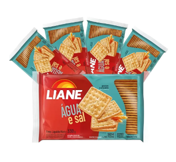BISCOITO ÁGUA E SAL 270GR LIANE