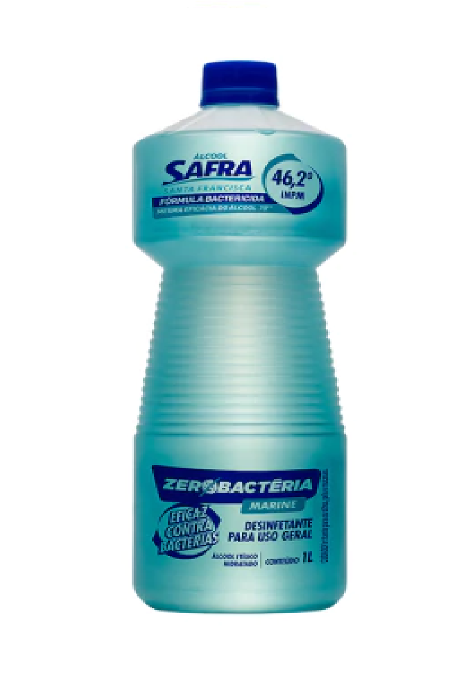 ÁLCOOL LÍQUIDO BACTERICIDA 46,2° INPM MARINE – 1L – SAFRA