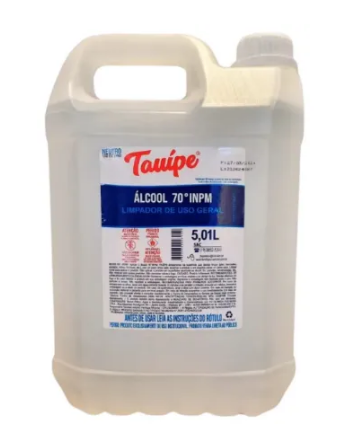 ÁLCOOL GEL 70° INPM 4,3KG (5,02LT) – TAUIPE – 11054