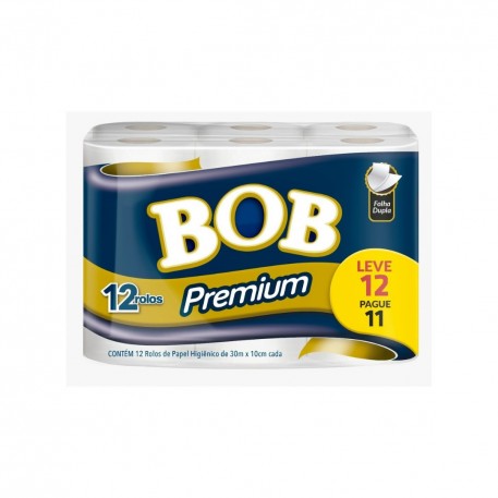 PAPEL HIG 12X30MTS BOB PREMIUM FOLHA DUPLA