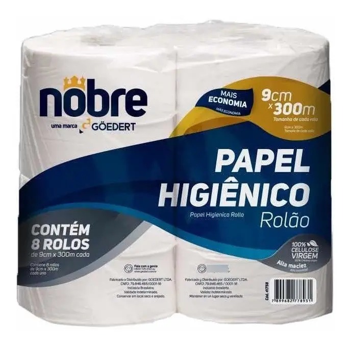 PAPEL HIG 8X300MTS (( BRANCO ECO )) NOBRE